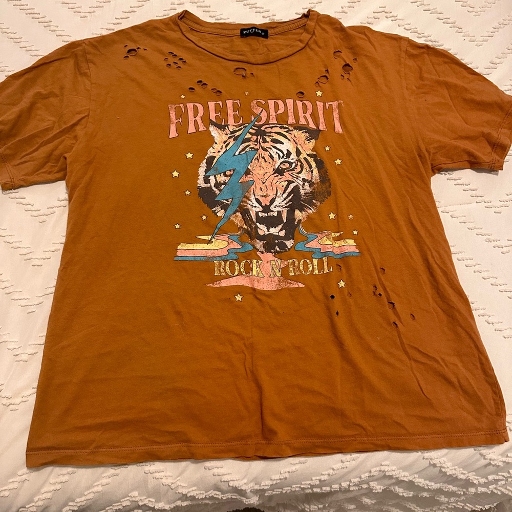 Zutter T-shirt w hole detail